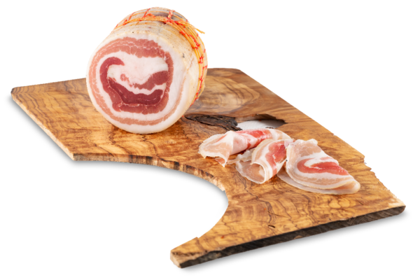 Pancetta arrotolata